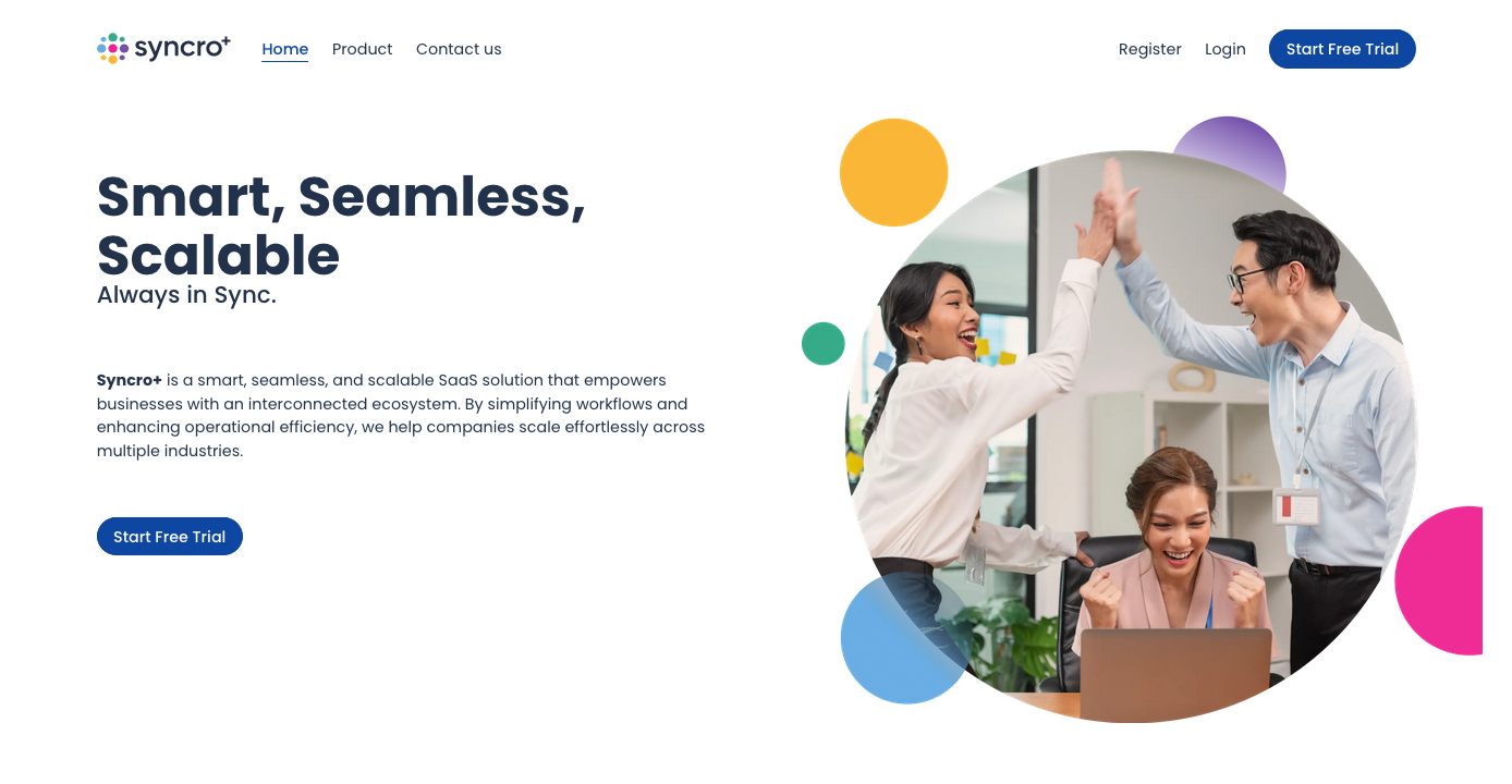 Syncro+ SaaS Platform